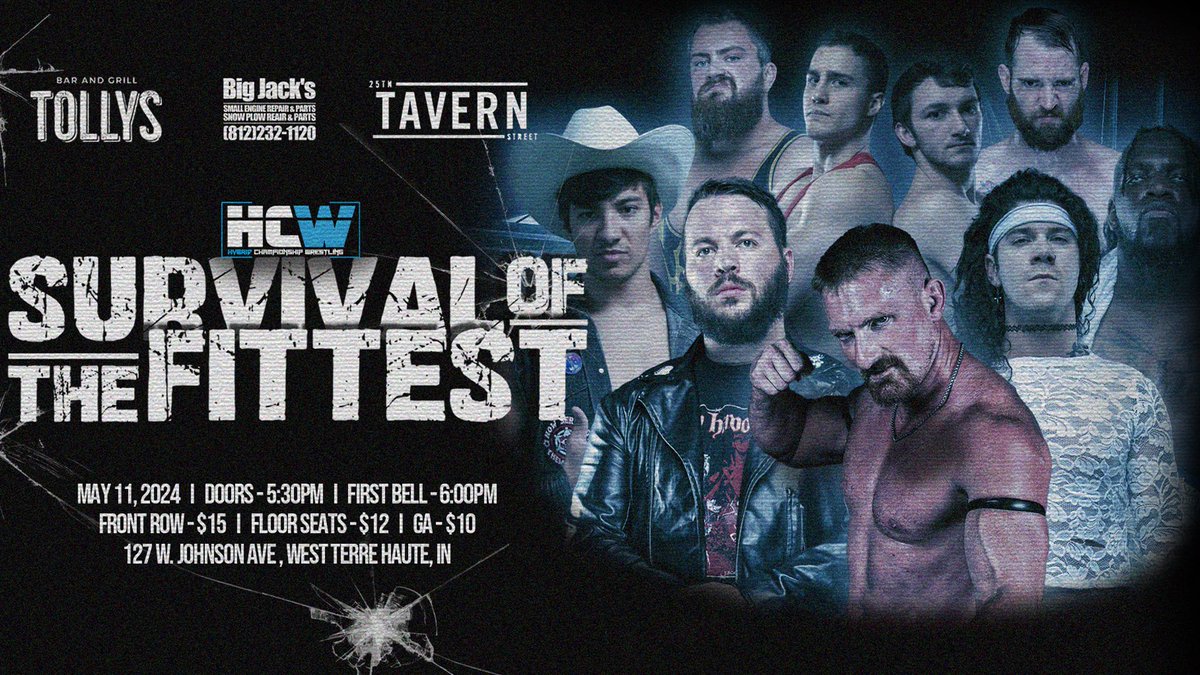 JUST ADDED @HCW_Live presents Survival Of The Fittest Featuring @theirondemon v @AcePerryIndy @HunterHold22 @12GaigeWrestles v War Pigs @JCrane317 @EricDillinger5 v @SabinGauge @koda_hernandez @LPLoganMyers v @SagePhilips7 & more! Watch it now independentwrestling.tv/player/dxLBPJ2…