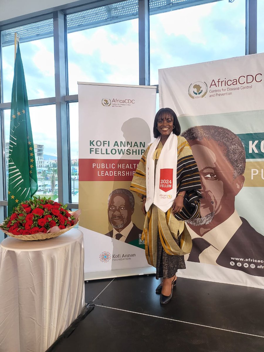 The @KofiAnnan Global Health Leadership Programme was launched in May 2020 by the @_AfricanUnion Commission (AUC) and @AfricaCDC in partnership with the @KofiAnnanFdn.

The fellowship entailed in-residence and online learning, coaching and mentorship at the Africa CDC in