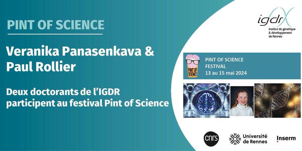 IGDR (@igdrennes) on Twitter photo 📢#pint24 #Science
2️⃣doctorants de l’IGDR <a href="/IGDRennes/">IGDR</a> <a href="/ValerieDupe/">Dupe Research group</a>
🤝<a href="/CNRSbiologie/">CNRS Biologie</a> <a href="/CNRS_dr17/">CNRS Bretagne et Pays de la Loire</a> <a href="/RennesUniv/">Université de Rennes</a> <a href="/InsermGrdOuest/">Inserm Grand Ouest</a>
👉participent au festival Pint of Science <a href="/pintofscienceFR/">Pint of Science FR</a>
📅 13 & 14/05
📍AMROK café #Rennes
ℹ️s.42l.fr/IGDRActu 📢#pint24 #Science
2️⃣doctorants de l’IGDR <a href="/IGDRennes/">IGDR</a> <a href="/ValerieDupe/">Dupe Research group</a>
🤝<a href="/CNRSbiologie/">CNRS Biologie</a> <a href="/CNRS_dr17/">CNRS Bretagne et Pays de la Loire</a> <a href="/RennesUniv/">Université de Rennes</a> <a href="/InsermGrdOuest/">Inserm Grand Ouest</a>
👉participent au festival Pint of Science <a href="/pintofscienceFR/">Pint of Science FR</a>
📅 13 & 14/05
📍AMROK café #Rennes
ℹ️s.42l.fr/IGDRActu