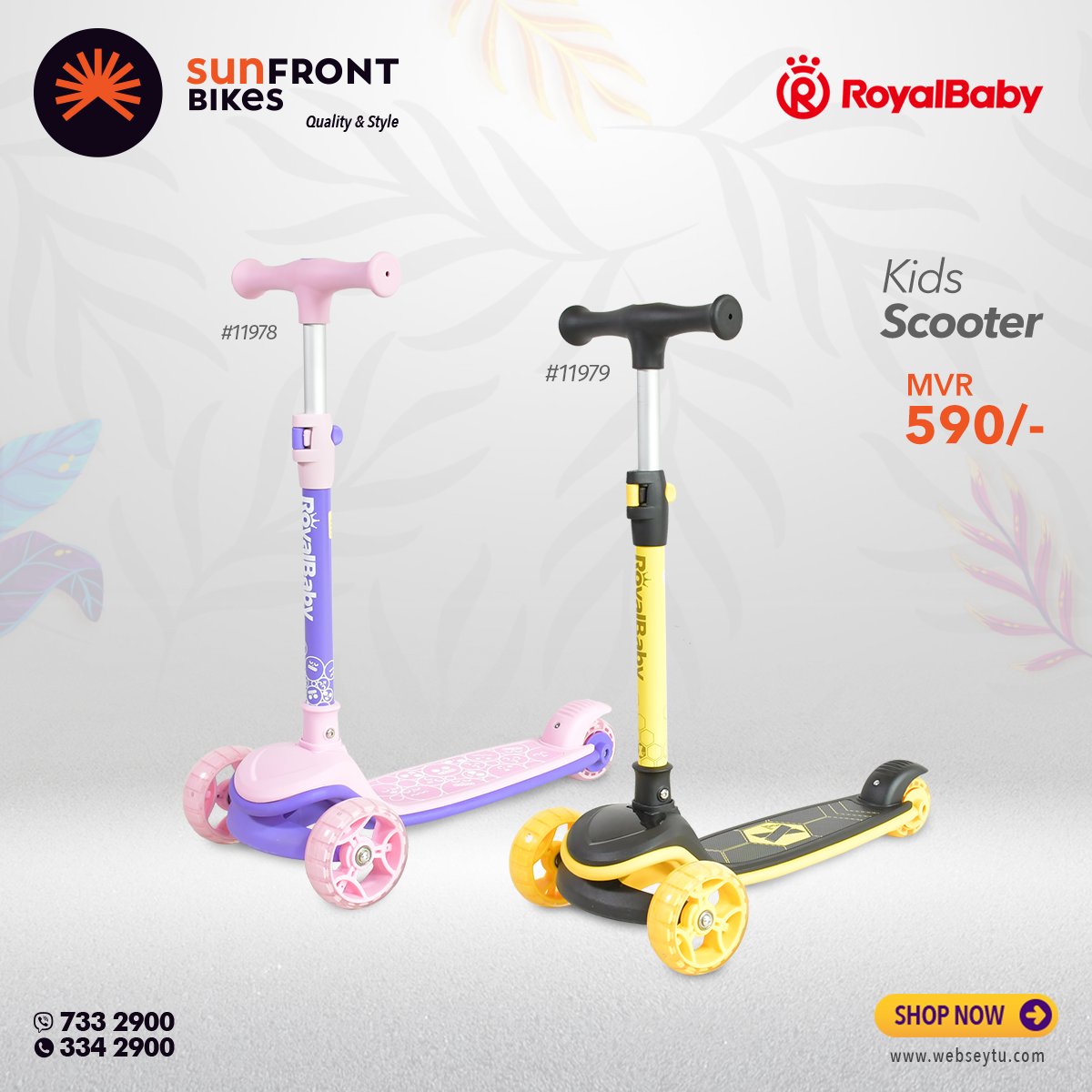 Perfect for little explorers, these wheels promise endless fun!

Buy Online: bit.ly/3ZQv8FQ

SunFront Bikes
Tel: 334 2900
Hotline: 733 2900

#balancebike #kidsbike #scooter #kids #bikes #maldivesbikes #maldives #sfbikeshop #sunfront #qualityandstyle #skateboard #rideon