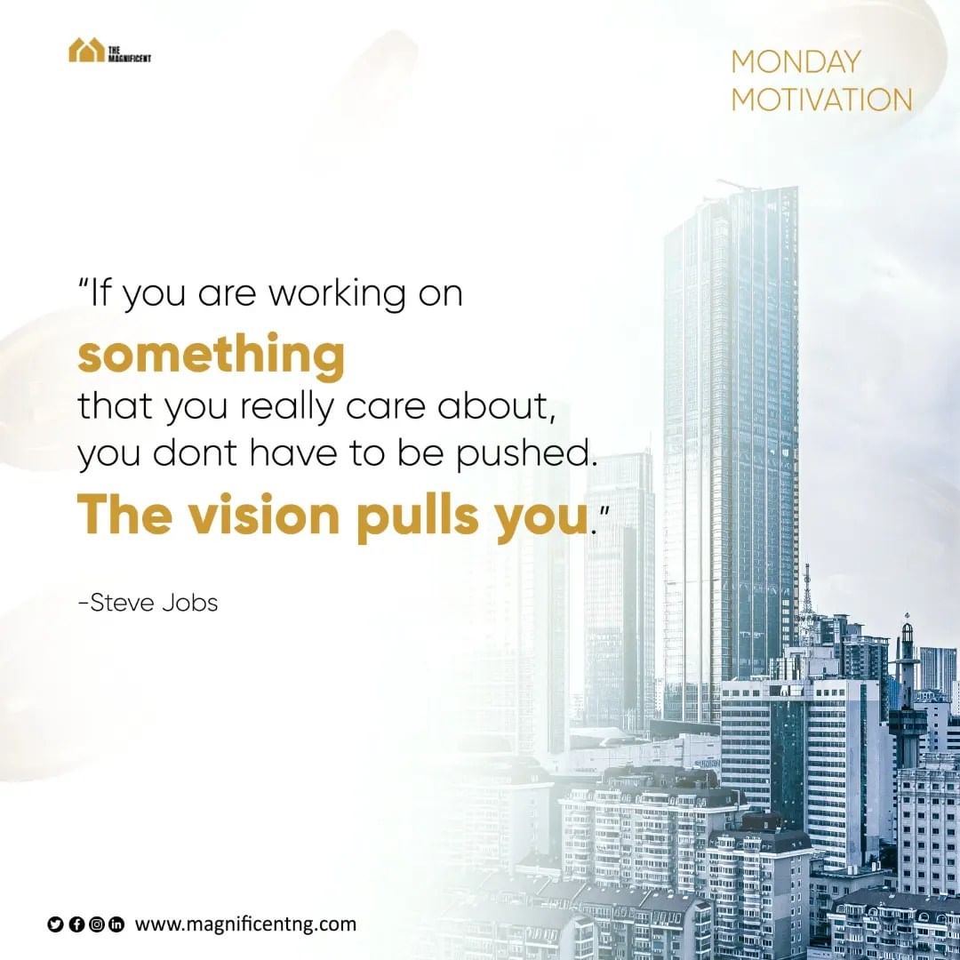 Find your purpose and let it drive you! You don't have to be pushed if you are working on something you care about. The vision pulls you.
.
#realestategoals #companyculture #propertyinvestment #Mondaymotivation #realestateagentlife #companyvalues #propertydevelopment #Mondayvibes