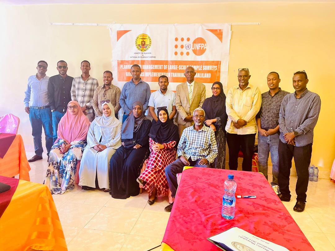 We've wrapped up a 12-day training program with @SLMoPND in Somaliland, boosting the capabilities of 19 Central Statistics Department members in advanced skills for planning, managing, and executing large-scale surveys and censuses. #CapacityBuilding