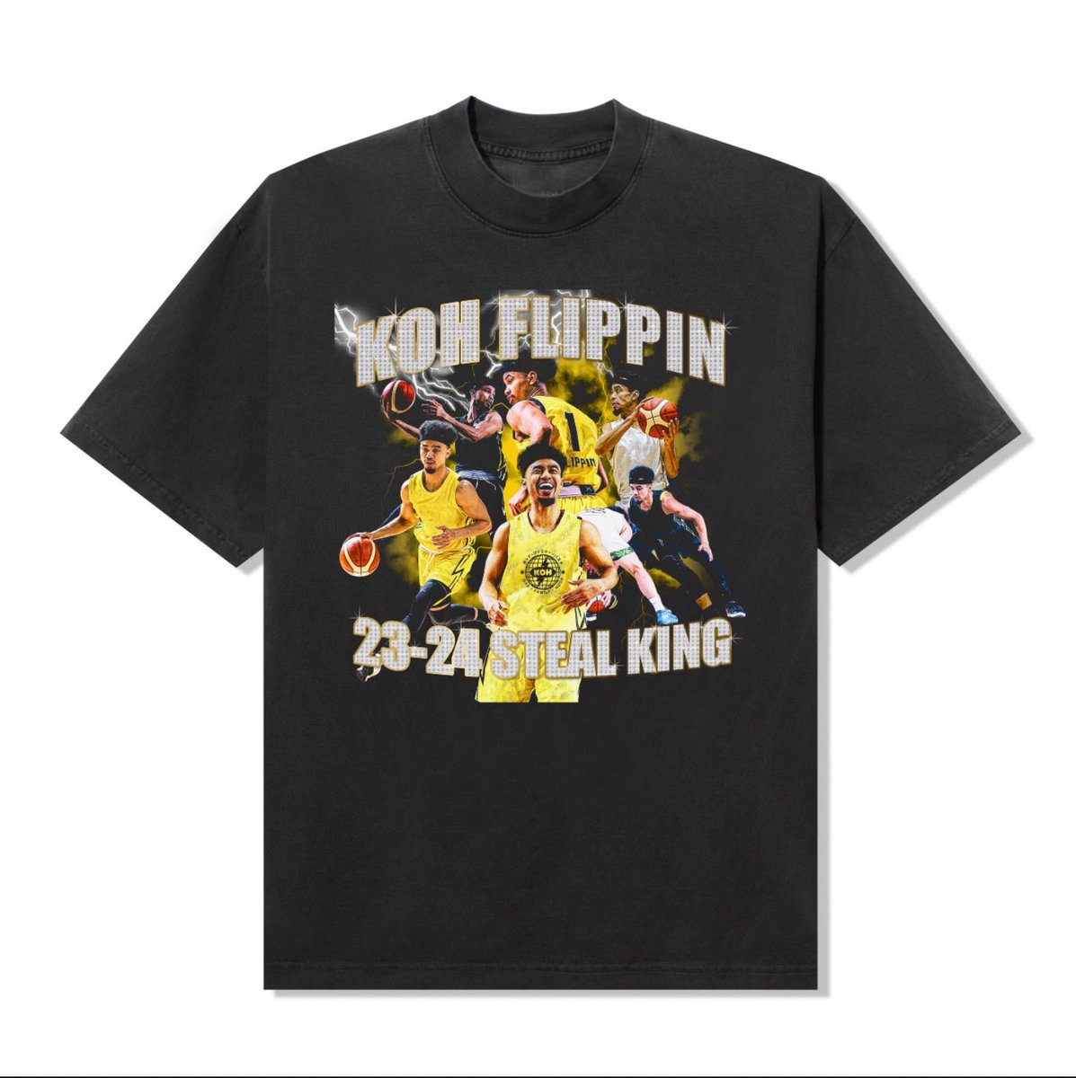 teamKohOfficial's tweet photo. 【新商品発売のお知らせ】
コーフリッピン選手の2023-24シーズンB1スティール王記念特別Tシャツを明日14日(水)20:00時から販売します。数量限定、オンラインのみでの販売です。 https://t.co/X50gvYscOp