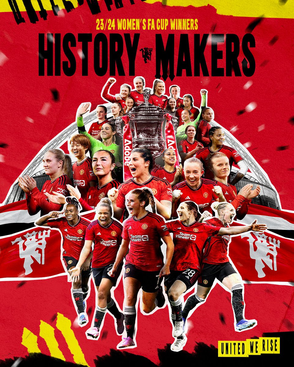 🇾🇪 @ManUtdWomen - @AdobeWFACup 🏆 #Champions 💪🏻🔥🔥🔥🇾🇪 #GGMU

#MUWomen l #WomensFACupFinal