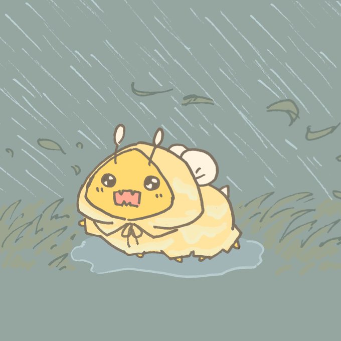 「雨 レインコート」のTwitter画像/イラスト(新着)