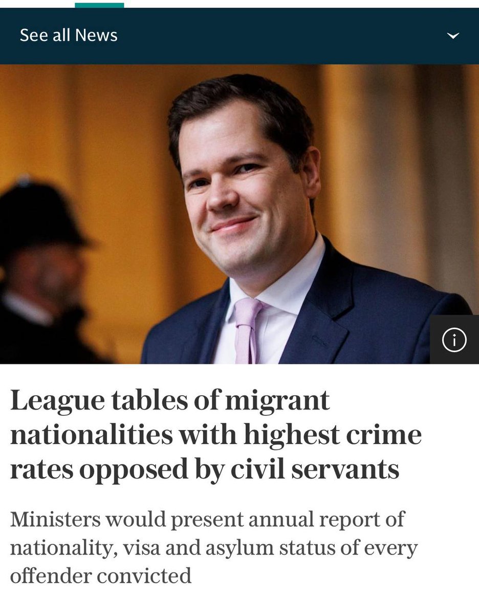 The civil service are the ‘enemy within’ 

“Civil servants are trying to block plans for league tables of the migrant nationalities with the highest rates of crime”

archive.ph/OslX1
