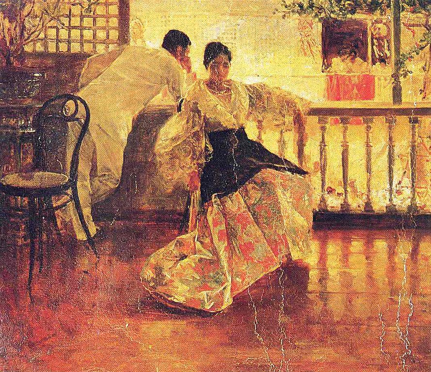 #Words #Art 'Because they knew each other's thoughts, they even quarreled without speaking.' #BOTD Bruce Chatwin 🖌Juan Luna🇵🇭Sulking, 1895 @AlessandraCicc6 @lomazzi_r @BrindusaB1 @gherbitz @lagatta4739 @DEOLINDAMA93701 @NadiaZanelli1 @Barbaga3Gaetano @robert6856