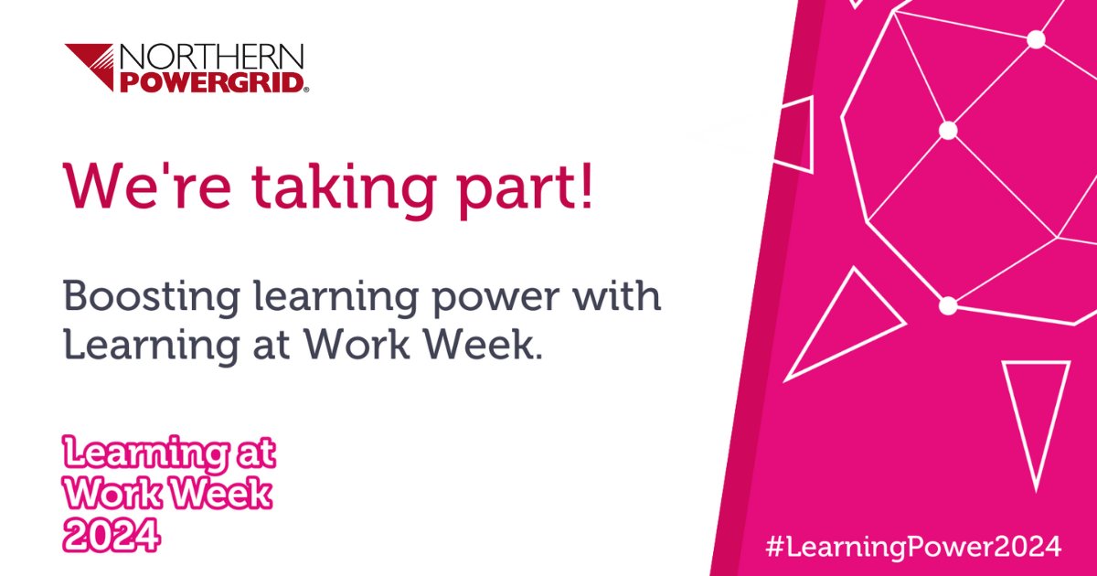 Northpowergrid's tweet image. 🙌 We&apos;re supporting @LAWWeekWire led by @CForLearning. Colleagues have the opportunity to engage with high-quality learning and development sessions and activities to discover and recognise internal talent. Read more: ow.ly/TfEe50RC0Jj  #LearningPower2024 #PowerToLearn
