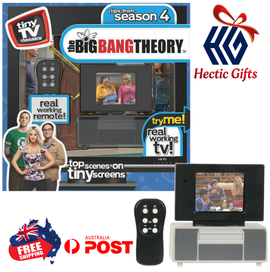 Get ready to watch The Big Bang Theory like never before - on the world’s TINIEST TV!

ow.ly/YH0150INcVy 

#New #HecticGifts #TinyTVClassics #TheBigBangTheoryEdition #TheBigBangTheory #Clips #TVShow #SeasonFour #Collectible #FreeShipping #AustraliaWide #FastShipping