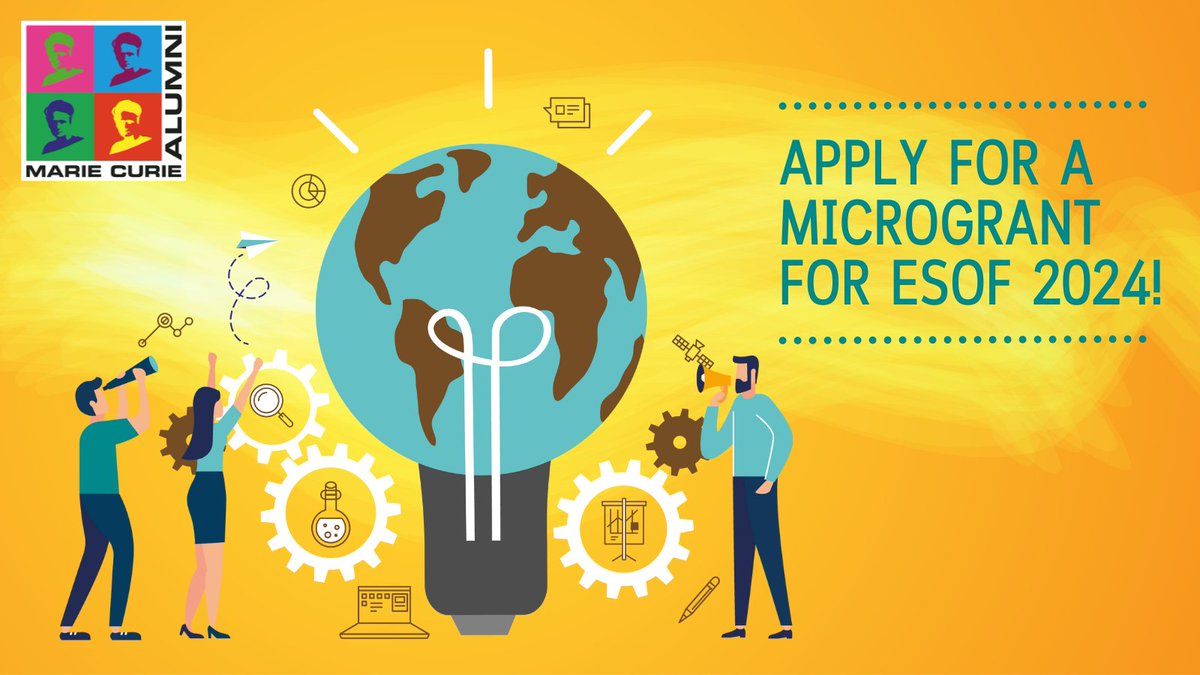 We offer microgrants to our members interested in participating in #ESOF2024, which will be held in June in Katowice, Poland! Apply for a microgrant by May 20: mariecuriealumni.eu/forms/micro-gr… @ESOF_eu