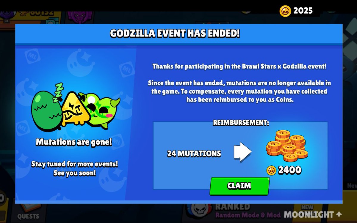 What if the mutations we collected were reimbursed at the end of the event? 🦖🪙

#BrawlStars