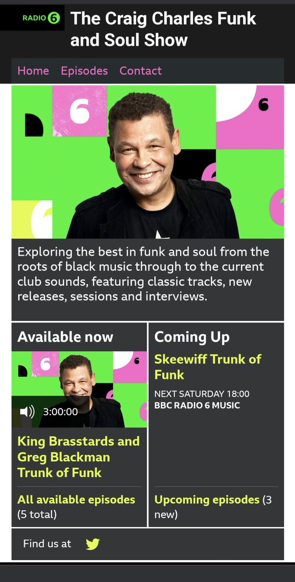 Save the date! 

We have been invited on to the ever joyous @CCfunkandsoul show for a chat and some funks.

Do tune in next Saturday, the 18th May at 6 PM for a Wifftastic extravaganza celebrating 25 years of Skee and a veritable cornucopia of exclusive rewiffs 🎉

#GetSome