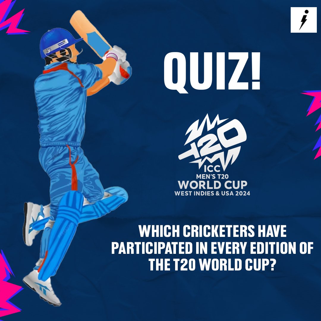 Comment your answer.

#t20wc #Quiz #Cricket #SportsInfoCricket
