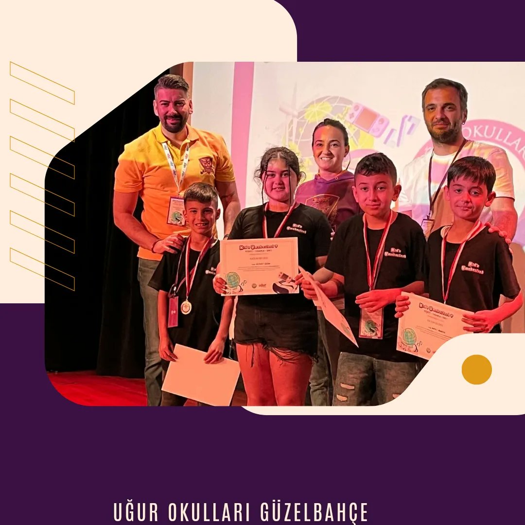 U-Makerfest’e katılan Mini Tigers takımımız “En İyi Oyun Tasarımı” ödülünü alarak bizi gururlandırdı. 🙏🌸
Öğrencilerimizi ve emeği geçen danışman öğretmenimizi de tebrik ediyoruz. 🏅👾

#uğurluolmak
#uğurlugelecek💜