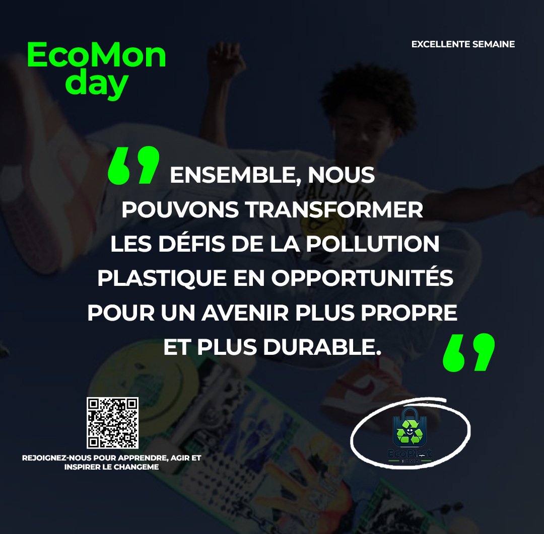 EcoPlastBenin's tweet photo. ♻️ Rejoignez la Communauté EcoPlast Bénin ! 💚 
Ensemble, nous pouvons transformer les défis de la pollution plastique en opportunités pour un avenir plus propre et plus durable. 🔗 https://t.co/rVXAmys2Th
#EcoPlastBénin #Environnement #ChangementPositif #EcoMonday https://t.co/Q4KxiF7D0y