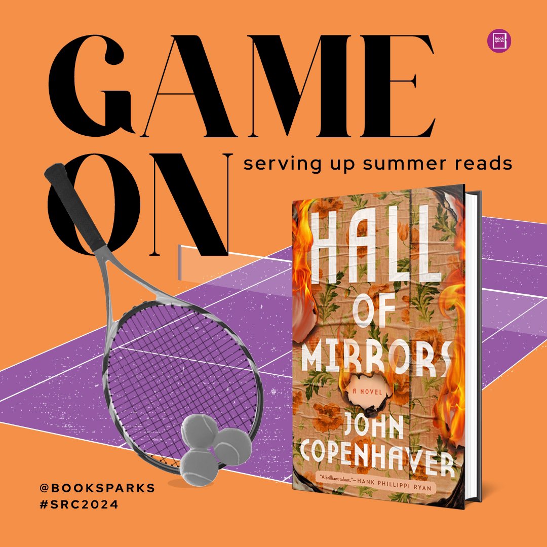 @BookSparks is taking it to the courts this summer and I’m so excited to see Hall of Mirrors on their #SRC2024 lineup! 🎾🏆📖 Which books are you set on reading this summer? #GameSetRead ✨📚src2024.booksparks.com @Pegasus_Books