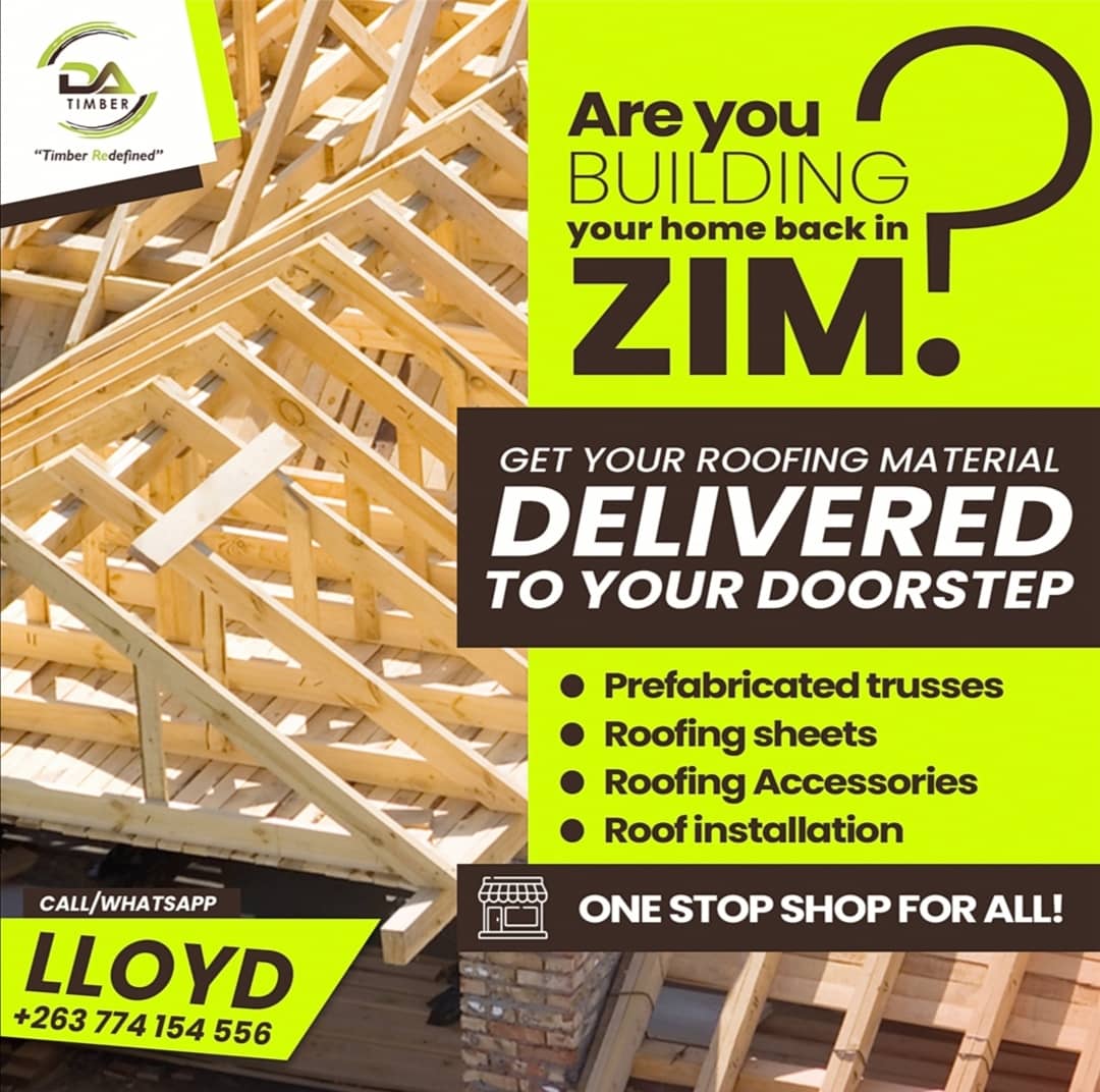 @RealTalkFadzie *Looking for Roofing Requirements!!* Roofing timber Roofing sheets Prefabricated trusses Roofing Hardware Call or App 0774154556 Location : Southerton