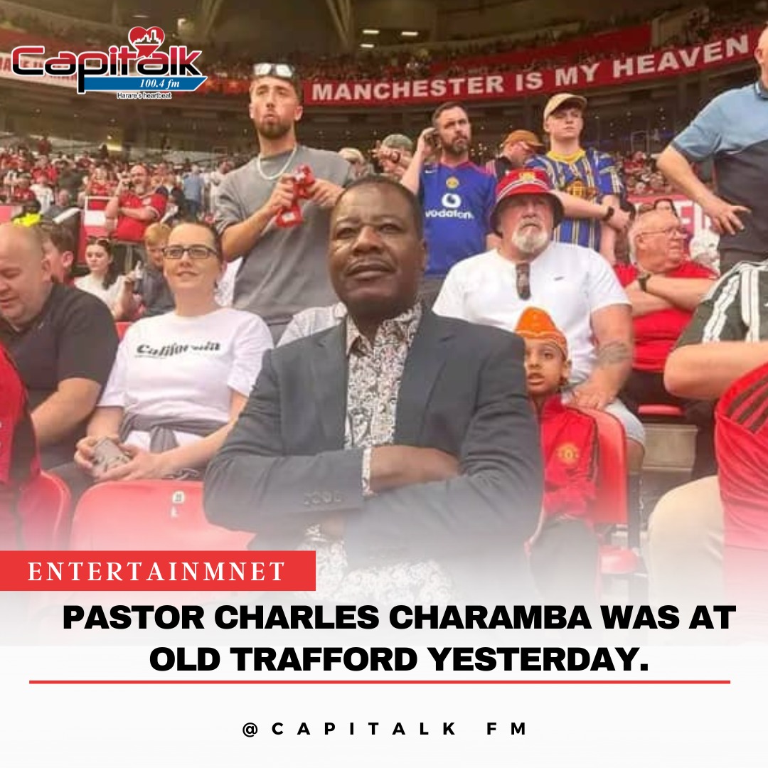 Gospel Maestro The Charambas was in attendance yesterday for the Manchester United and Arsenal game.