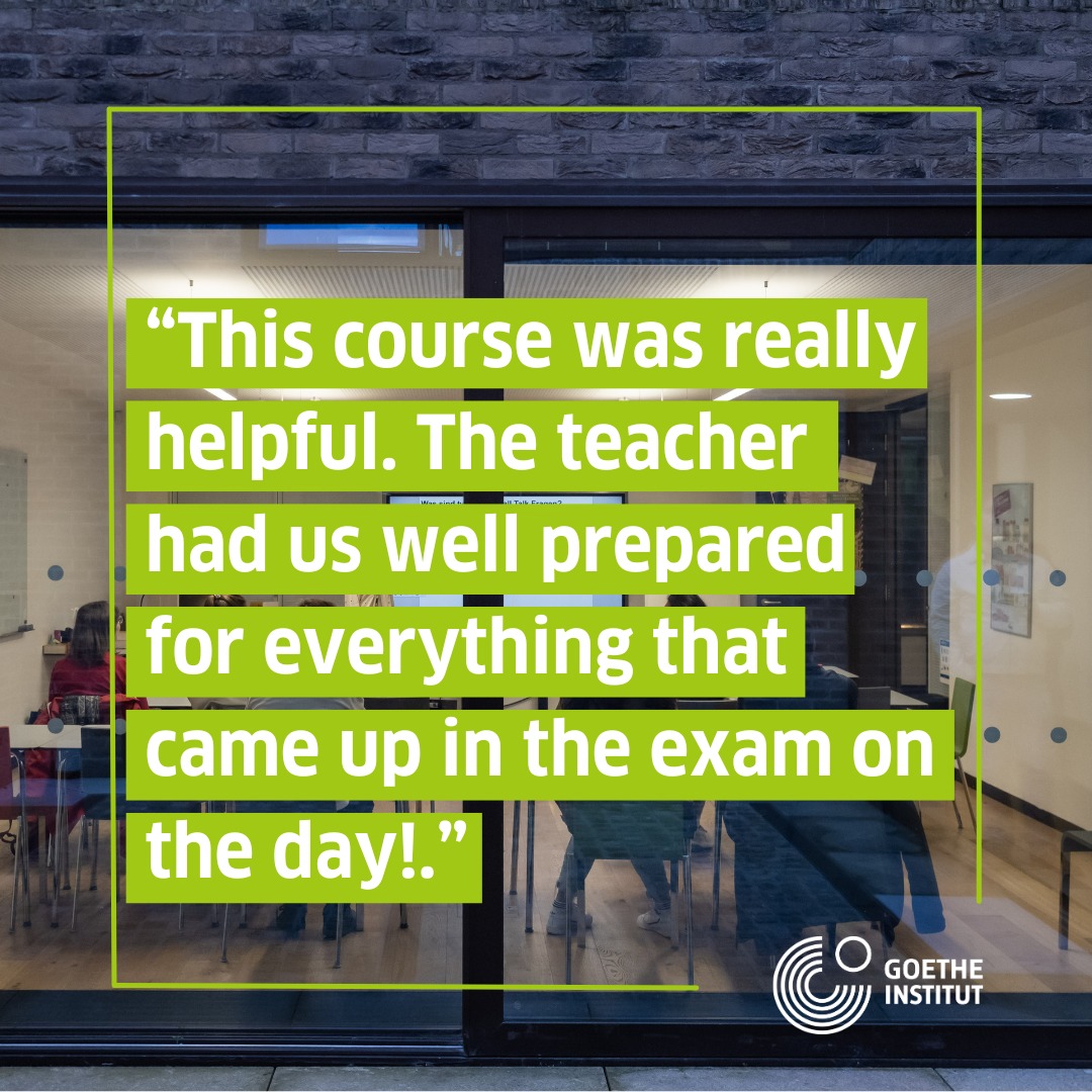 Our course participants found the B2 exam preparation course very useful for getting to grips with the exam and having the best chance of passing with flying colours. We'll run the 3-day B2 exam preparation course again, 28 May, 29 May, and 12 June. goethe.de/ins/ie/en/spr/…