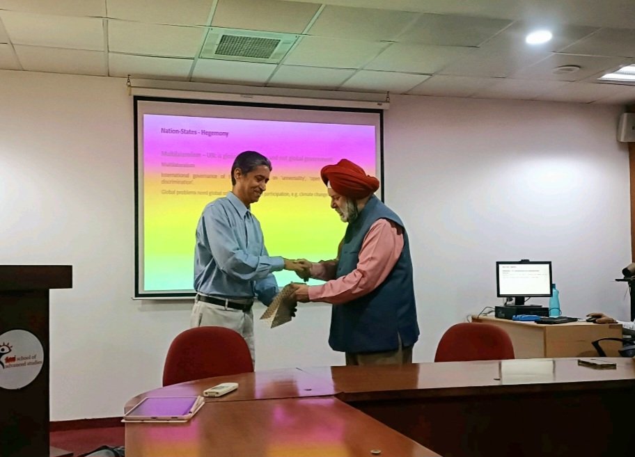 sidhatrigauba's tweet photo. Big thanks to #Teri School of Advanced Studies, Vasant Kunj for organizing such an enriching lecture on Geopolitics of Climate Change Negotiations by #Ambassador, Mr. Manjeev Singh Puri.

Grateful for the opportunity to expand my knowledge and connect with industry leaders. https://t.co/b0Vu93eroa