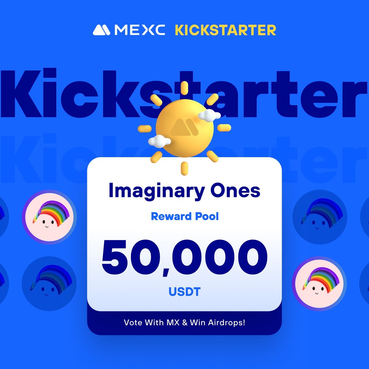 .<a href="/Imaginary_Ones/">Imaginary Ones | Bubio.ai</a>, a project that aims to spark imagination without limits and uses Web3 technology to blend gaming, merchandise, and entertaining content, creating the Imaginary World, is coming to #MEXCKickstarter 🚀 

🗳Vote with $MX to share massive airdrops
📈 $BUBBLE/USDT