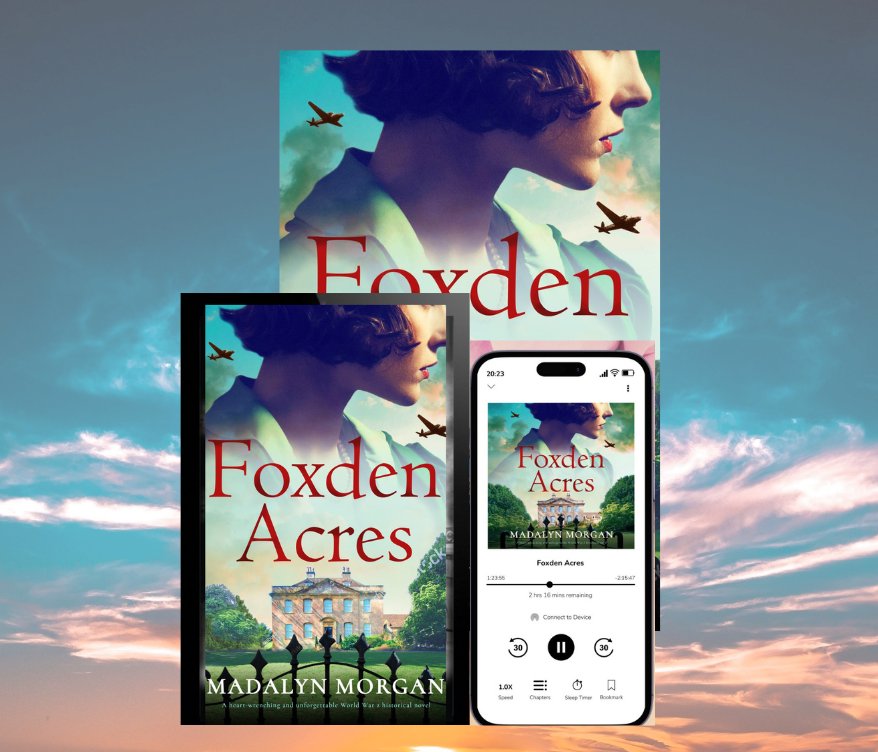 Happy 11th Birthday to Foxden Acres, by Madalyn Morgan. 1st in Sisters of Wartime England @Stormbooks_co Meet Margot, Claire & Ena in Bess Dudley's gripping story❤️Love & Drama Over a million #KindleUnlimited pages read #Kindle #paperback #audiobook At: geni.us/23-pp-two-am