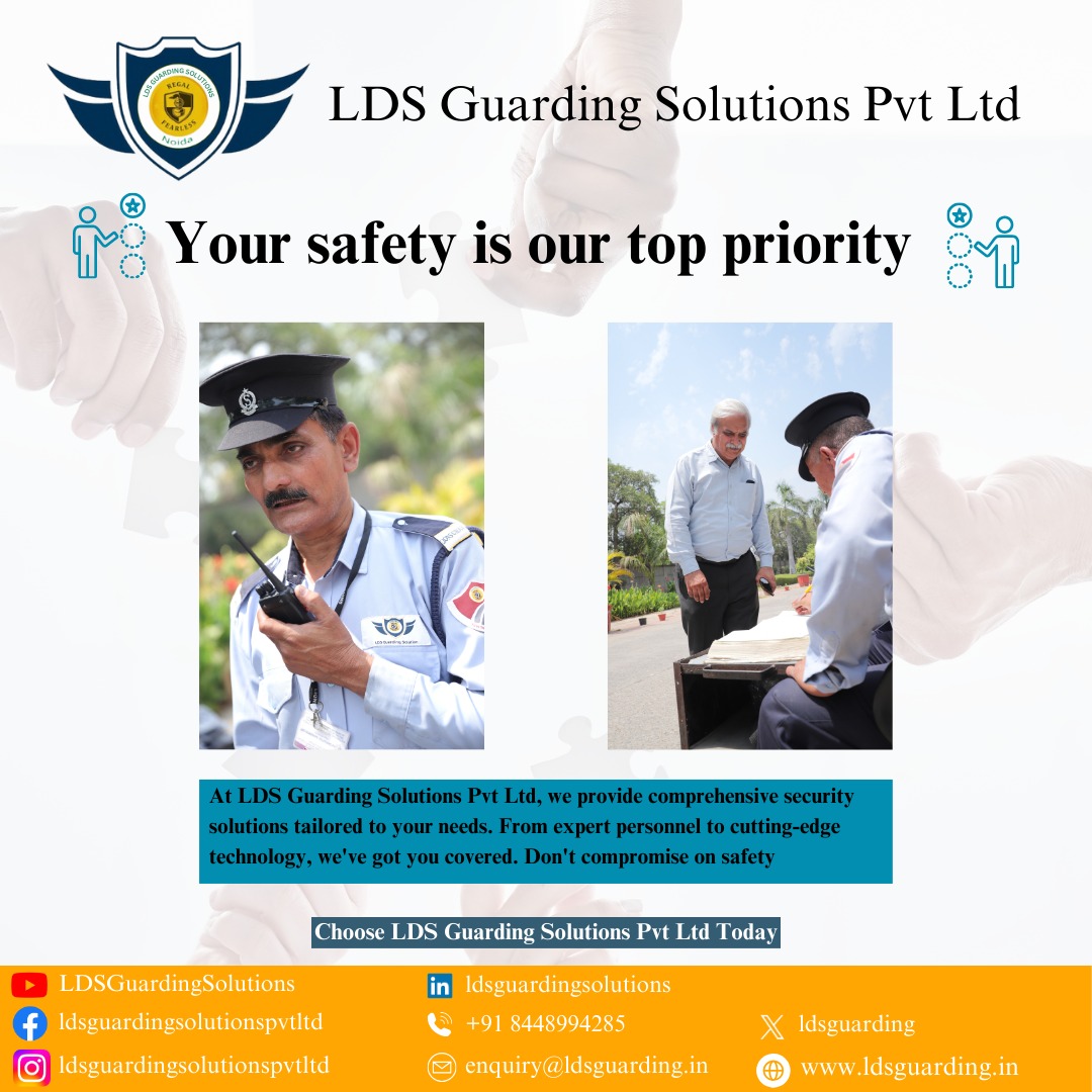 We go above and beyond to create a secure environment where every individual feels protected, valued, and respected. 
Visit Us - ldsguarding.in
#securitysolutions #securityagency #institutional #services #securityindustry #securitysystem #lds #ldsguarding
#peaceofmind