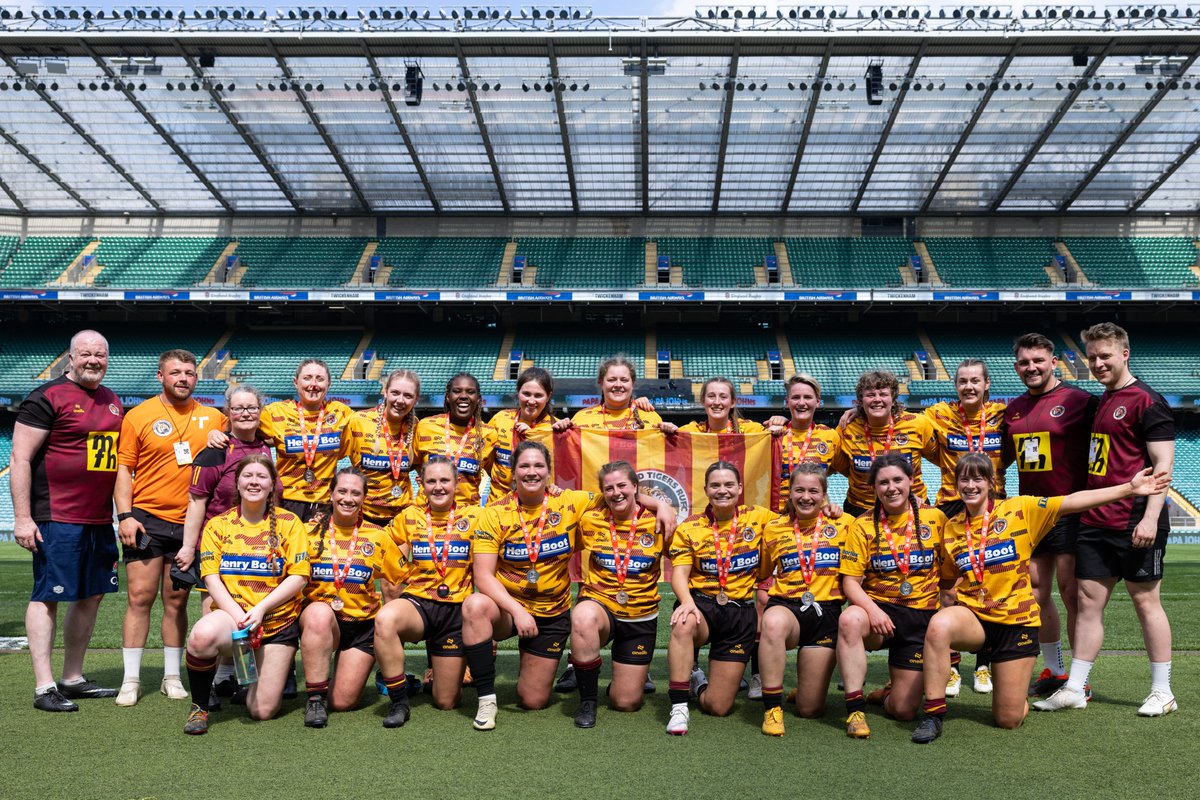 Despite finishing runners-up to Thurrock in the Women’s Junior Cup Final at Twickenham, Sheffield Tigers Women did the club and city proud on a sweltering day in the capital. Full album to follow. @SheffTigersRUFC