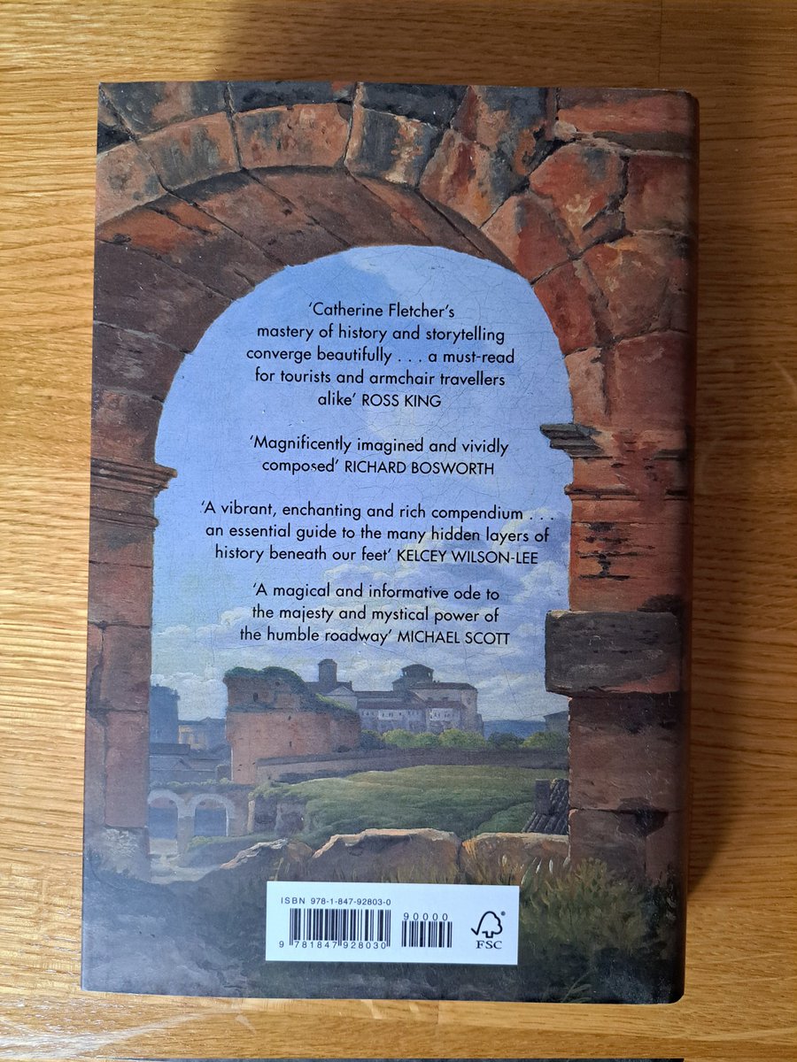 One month to publication and it's great to see a finished copy of The Roads To Rome!