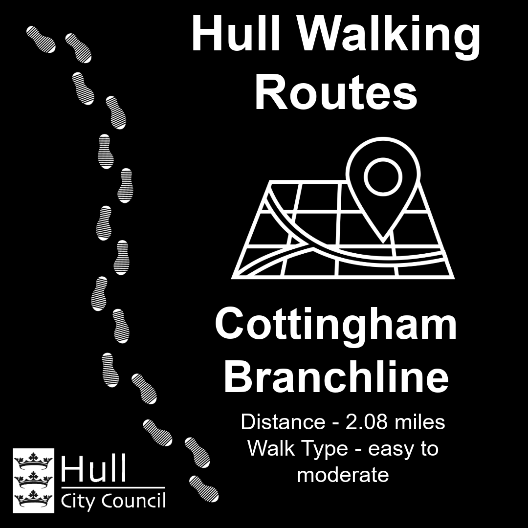 Looking for an urban and nature walk? 🏙️🏞️🚶‍♀️

Cottingham Branchline starts in an urban setting, before taking in nature on the way ⤵️

travelhull.co.uk/walk/cottingha…

#NationalWalkingMonth I #MagicOfWalking I @GetHullActive