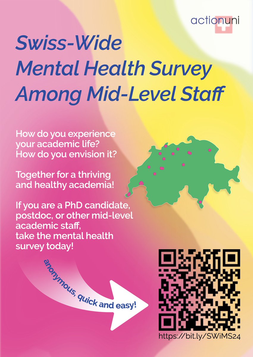 Why discuss mental health in academia?- please take the survey🤩