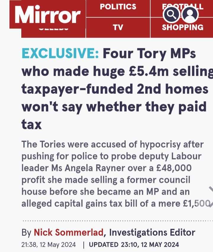 Nadhim Zahawi £5 million tax dodge but his mates made sure he didn't go to prison ...Meanwhile more Tory tax swerving as they think only the plebs should pay tax....#r4today