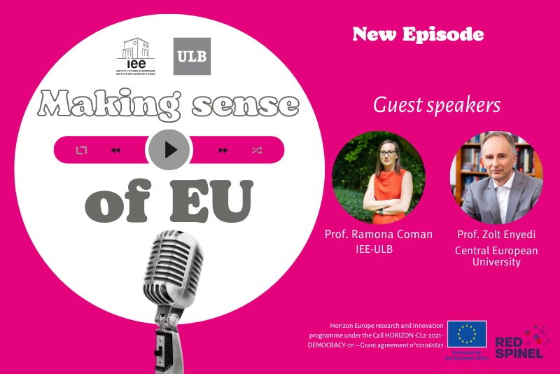 📻 Check-out the New episode of @IEE_Bruxelles' podcast #MakingSenseOfEU 🎧 In this episode @RamonaComan1 (@redspinel_eu) & @enyedi_zsolt (@AuthlibEU) discuss some initial findings & what large scall research on Liberal democracy can bring to the table ➡️bit.ly/3UH6RQn