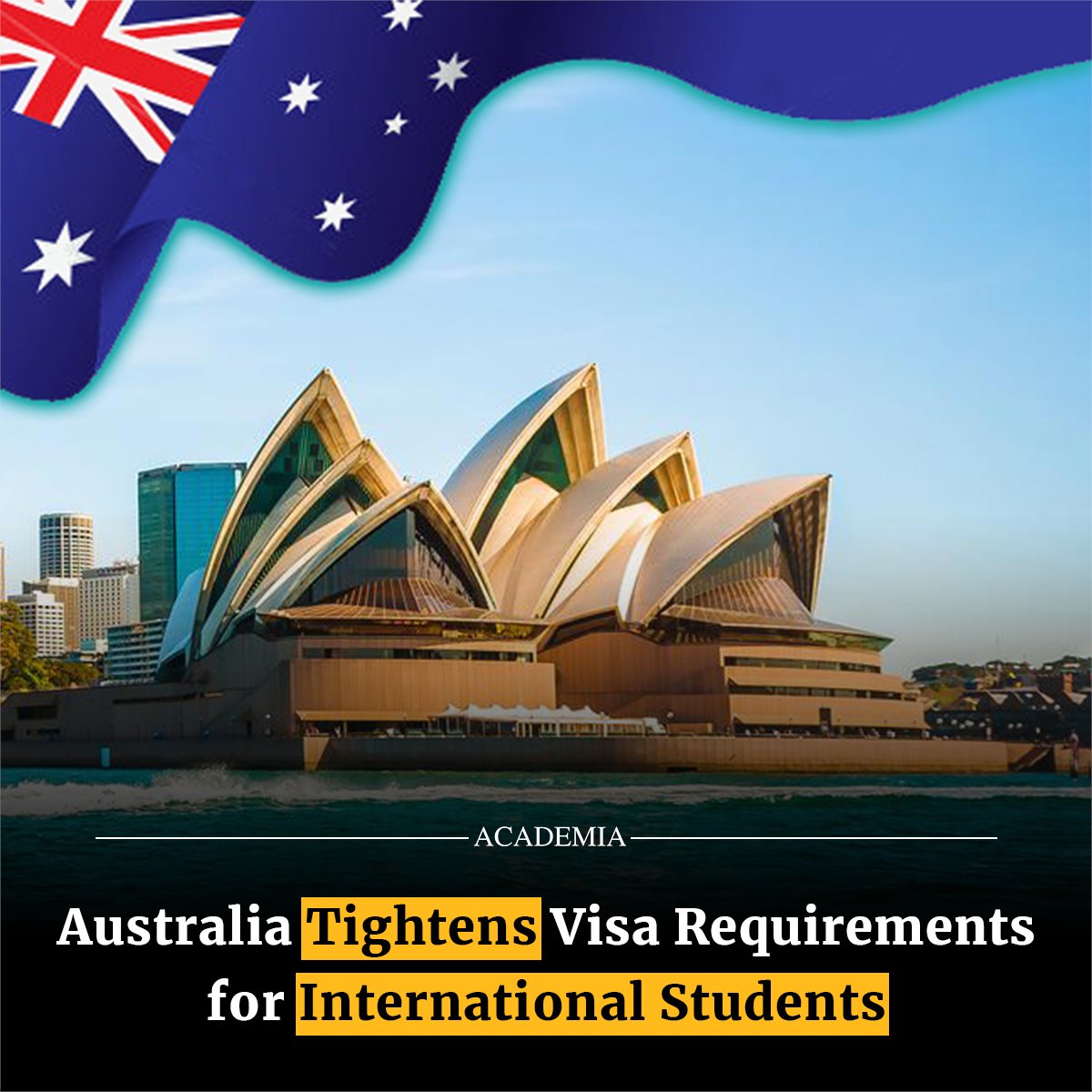 academiamag's tweet image. Australia announced to raise the financial requirements for international students applying for #visas, alongside issuing #warnings to multiple colleges regarding deceptive recruitment methods. This move aims to tackle the escalating migration rates.
Effective Friday,