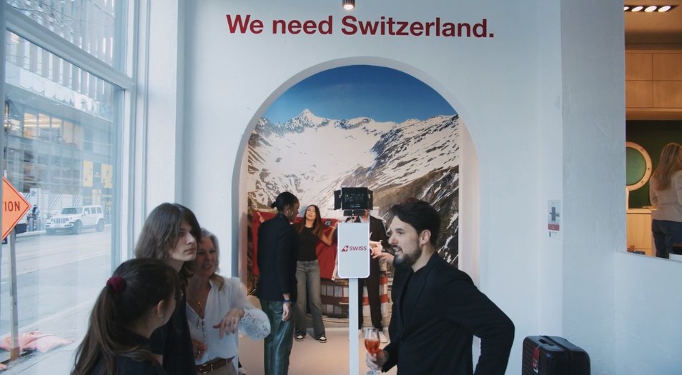 Canadians #inLoveWithSwitzerland - and now even closer to #Switzerland! Inaugurating a new direct flight from #Toronto to #Switzerland, thank you @FlySWISS! 🇨🇭✈️🇨🇦 
And Team @MySwitzerland_e Canada is promoting heavily! #IneedSwitzerland vimeo.com/932682336/5193…