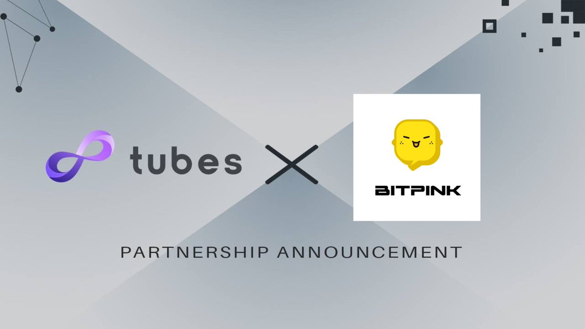 🎊 PARTNERSHIP ANNOUNCEMENT 🎊

Excited to announce our new #partnership with 
<a href="/BitPink_io/">BITPINK</a>

📊 BITPINK: A Gen-Z NFT launchpad that enables traditional art to be transformed into blockchain assets by leveraging the Bitcoin network. 💰

Stay tuned for more!
#Web3 #BTC #tubes #brc20