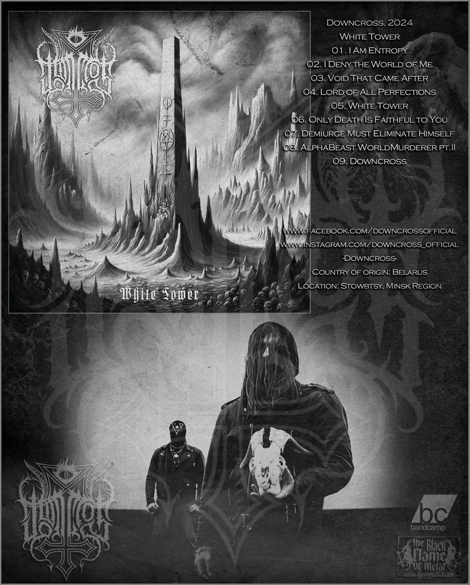 Downcross. 2024 / White Tower
blasfemia313.blogspot.com/2024/05/downcr…
#BlackMetal #BlackMetalRaw #BlackMetalBlasphemy #BlackMetalSatanism #blackdeathmetal #deathmetal #extrememetal #metal #metalmusic #BrutalDeathMetal #blasfemia313 #TheBlackFlameOfMetal