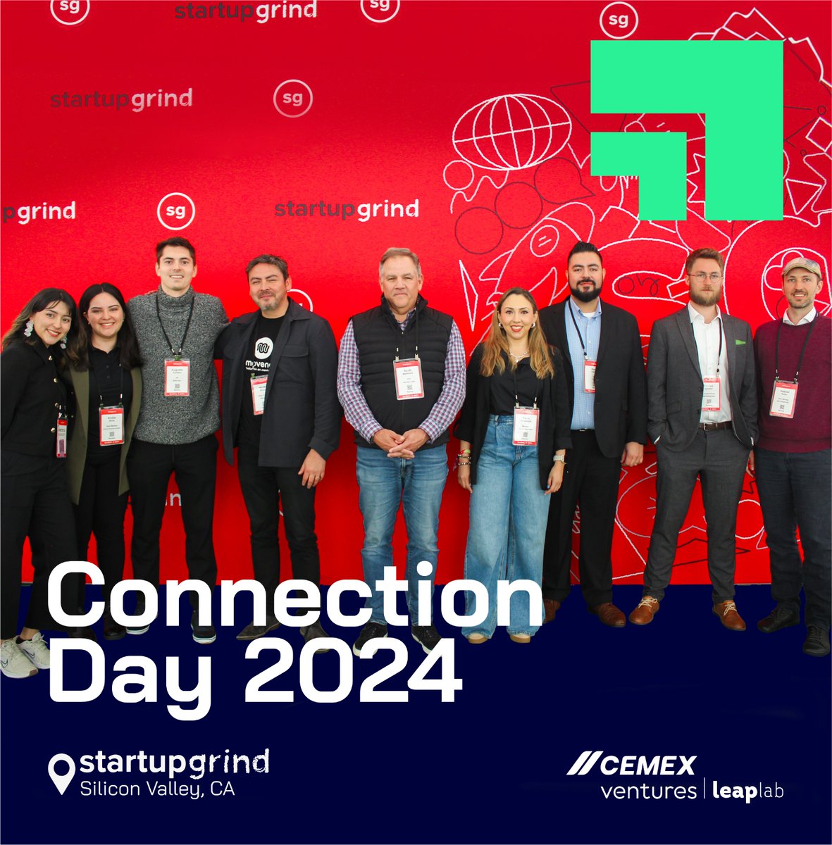 CemexVentures's tweet photo. Cemex Ventures’ #Leaplab takes #Contech innovation to center stage at @StartupGrind’s Global 2024! 💥
The 5 startups from Leaplab's 2nd edition cohort 🤝 Networked 1to1 with investors, 🎤 pitched their value propositions & 🌐 expanded their strategic connections.
Read more about Leaplab's Connection Day here: https://t.co/qWT1yyBAD3
