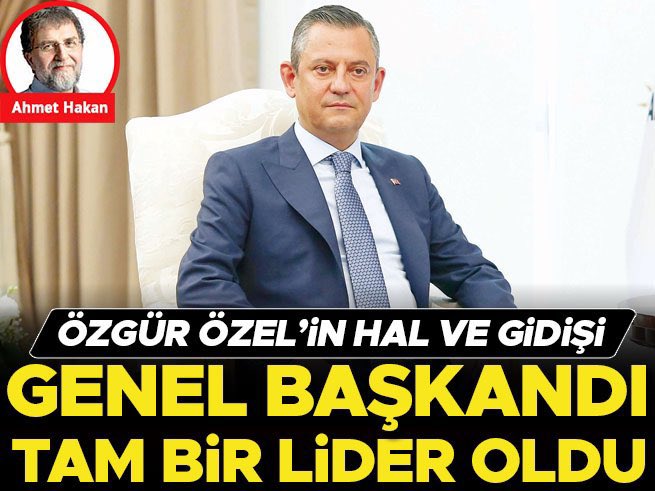 Özgür Özel’i Ahmet Hakan Övüyor Twit Bu Kadar.