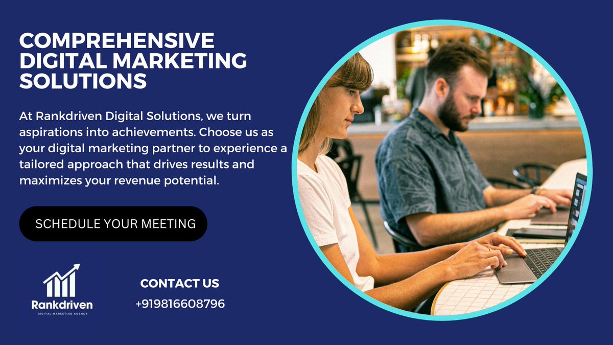 At Rankdriven Digital Solutions, we turn aspirations into achievements. Choose us as your digital marketing partner to experience a tailored approach that drives results and maximizes your revenue potential.

#digitalmarketingagency