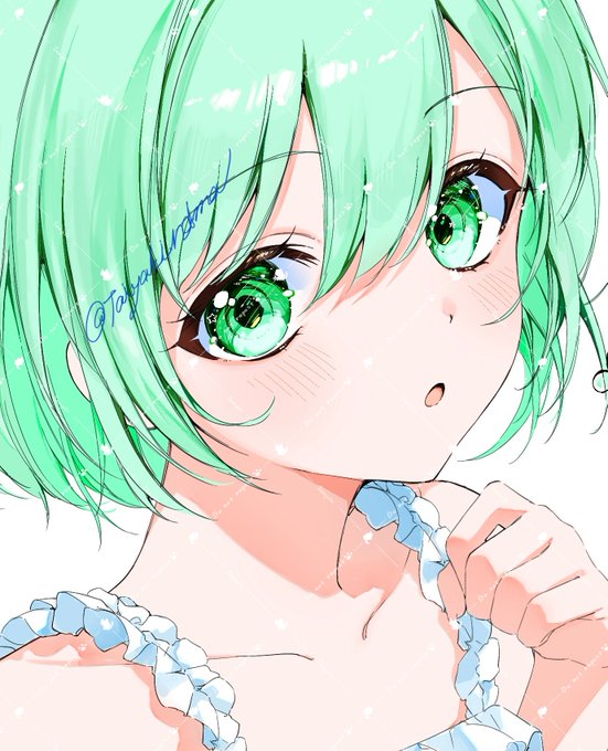「:o green eyes」 illustration images(Latest)