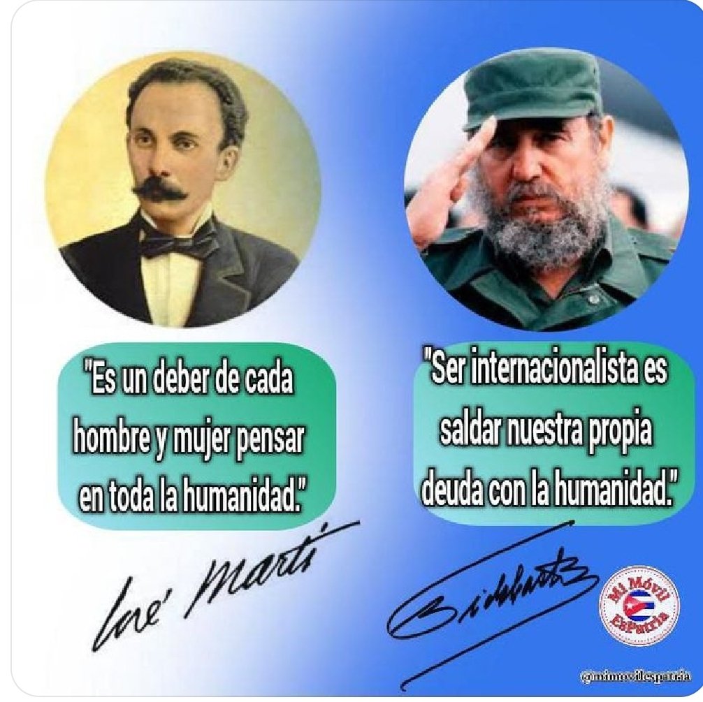 @EVilluendasC #LunesConMarx: ...Quién no sea capaz de luchar por otros, no será suficientemente capaz de luchar por uno mismo. #Fidel. Nos caracteriza la solidaridad!!!.