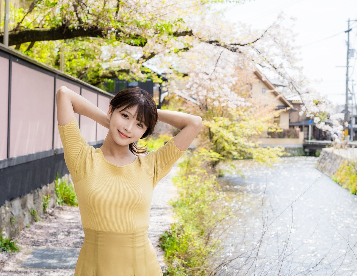 【京都：祇園白川】-Ⅱ-c-1/1
 model：ゆうか さん 
               @yuuka_yamam
 
 #京都  #kyoto  #桜
 #ポートレート  #portrait