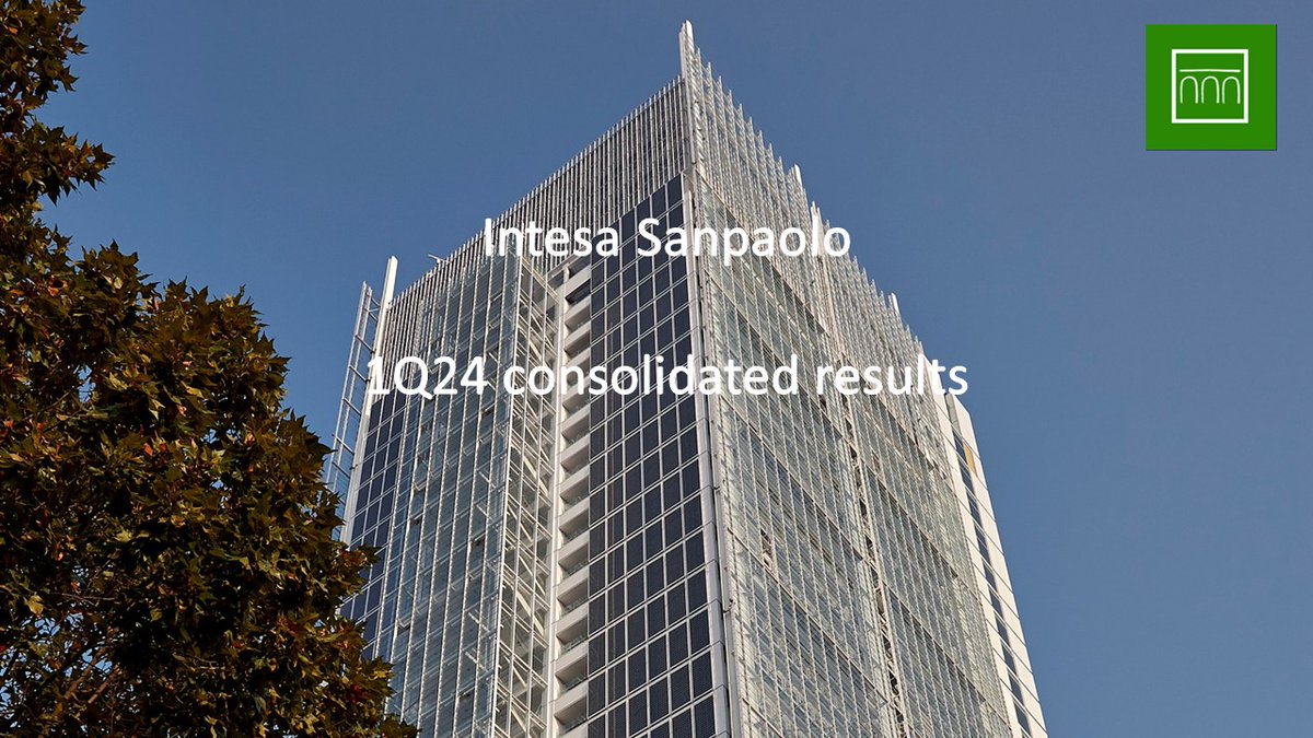 🟢 #Investors #Financial Intesa Sanpaolo's Interim Statement as at 31 March 2024 now available at: 
(italian only) 
📌🇮🇹  group.intesasanpaolo.com/en/investor-re…