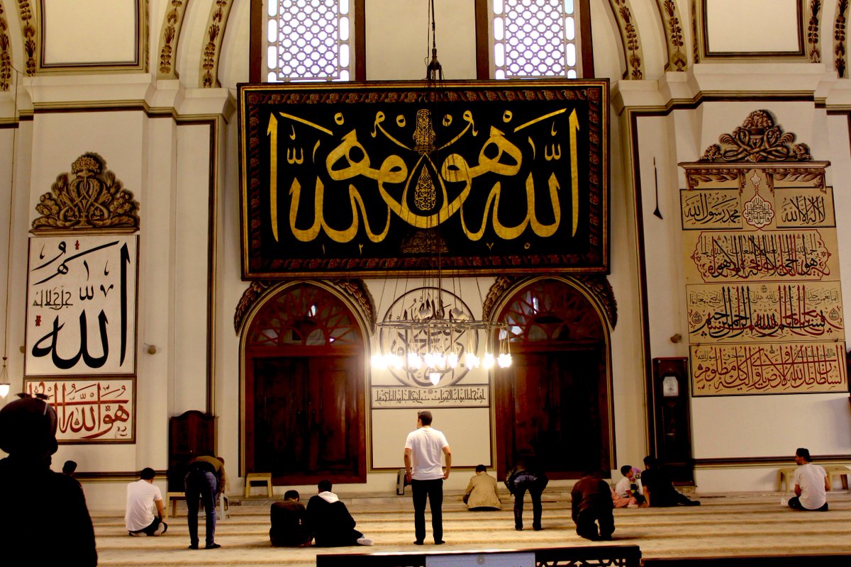Bursa Ulu Camii içerisinden çektiğim bir fotoğraf.