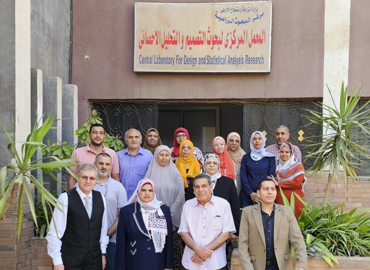 🤝ICARDA and ARC-Egypt have jointly launched an intensive one-week training course titled 'Advanced Course in Designing and Analyzing Agricultural Statistics' at the 'Central Laboratory for Design and Statistical Analysis Research' in ARC, Giza, Egypt. The course, attended by…