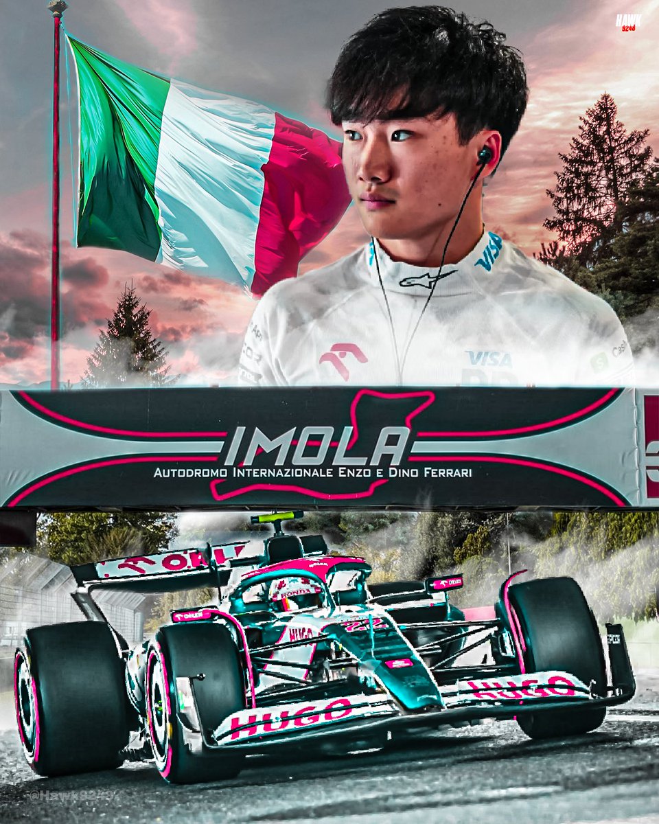 🚨🚨| IT'S RACE WEEEK!! 🔥🇮🇹

Second home race for Yuki, Let's Go! ! 🙏💪

#ImolaGP #YT22 #F1 #fanart
