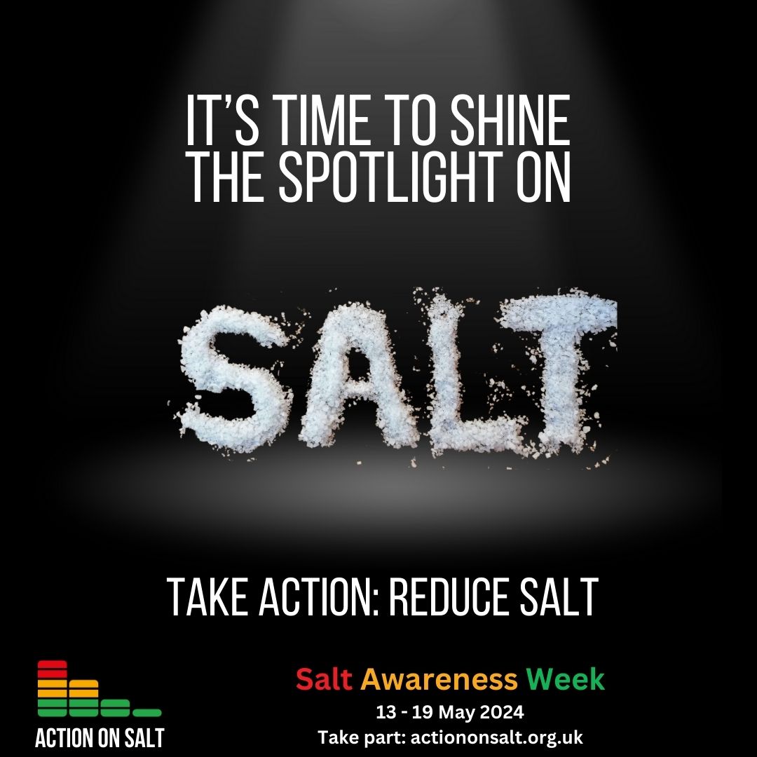 Reducing salt in our diets is one of the quickest and most effective ways to reduce our blood pressure and improve our health. This #SaltAwarenessWeek join us as we shine a spotlight on salt! actiononsalt.org.uk/awareness/salt…