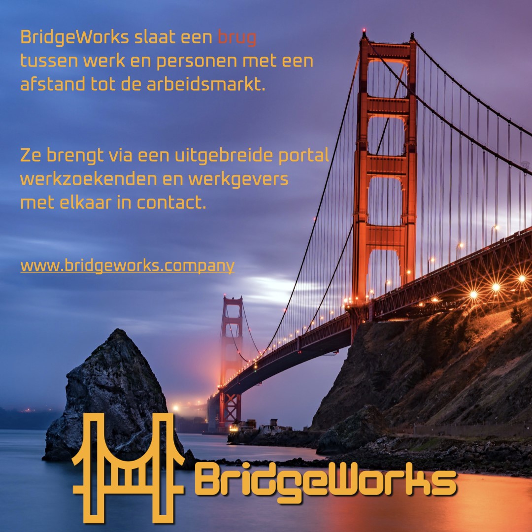 BridgeWorkscomp's tweet image. Uniek en ongezien talent… zo noemen wij onze kandidaten.

Al ons talent heeft een afstand tot de arbeidsmarkt in de breedste zin van het woord.

Denk hierbij aan mensen met een fysieke of psychische aandoening, maar ook aan zaken zoals afkomst, cultuur, leeftijd of gender.