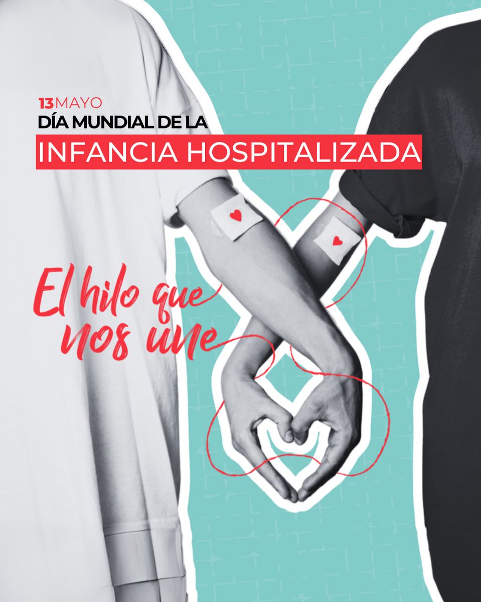 ¿Sabes cuáles son tus principales redes de apoyo 🧵?   Representan una base fundamental en nuestra vida, ya que recurrimos a ellas cuando necesitamos escucha, atención, un rato entre risas y diversión o desconectar  #DíaMundialInfanciaHospitalizada #ElHiloquenosUne